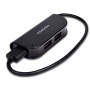 Axagon HUE-X4B hub di interfaccia USB 2.0 480 Mbit/s Nero (HUE-X4B)