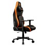 COUGAR Gaming CGR-DFL Sedia da gaming per PC Sedia imbottita tappezzata Nero, Arancione