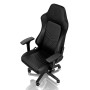 noblechairs Hero Real Leather Sedile riempito d'aria Schienale imbottito (NBL-HRO-RL-BLA)