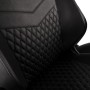 noblechairs Hero Real Leather Sedile riempito d'aria Schienale imbottito (NBL-HRO-RL-BLA)