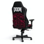 noblechairs NBL-HRO-PU-DET sedia per videogioco Sedia da gaming per PC Seduta imbottita Nero, Rosso