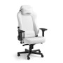 noblechairs NBL-HRO-PU-WED sedia per videogioco Sedia da gaming per PC Seduta imbottita Bianco