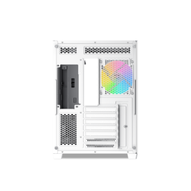 SAMA MID TOWER V60 WHITE DOPPIA CAMERA 2*TG 7*FAN WHITE120mm ARGB PWM (V60-WHADA7X1-GL)