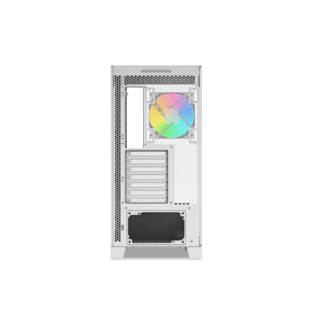 SAMA MID TOWER V50 WHITE 2*TG 4*FAN WHITE120mm ARGB PWM (V50-WHADA4X1-GL)