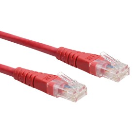 ROLINE 0.3m Cat6 UTP cavo di rete Rosso 0,3 m U/UTP (UTP) (21.15.1511)