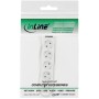 InLine Multipresa 5x Shucko, con interruttore, bianco, cavo 1,5m, (16451G)