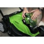 Greenworks 2504707UB tagliaerba Tagliaerba a spinta Batteria Verde