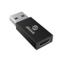 Akasa AK-CBUB61-KT02 adattatore per inversione del genere dei cavi USB Type-A USB Type-C Nero, Grigio