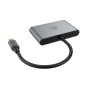 Akasa AK-CBCA31-18BK hub di interfaccia USB 3.2 Gen 1 (3.1 Gen 1) Type-C 10000 Mbit/s Alluminio