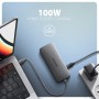 Axagon HMC-8HLSA replicatore di porte e docking station per laptop Cablato USB 3.2 Gen 1 (3.1 Gen 1) Type-C Grigio