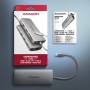 Axagon HMC-8HLSA replicatore di porte e docking station per laptop Cablato USB 3.2 Gen 1 (3.1 Gen 1) Type-C Grigio