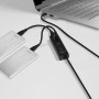 Axago HUE-S2BL hub di interfaccia USB 3.2 Gen 1 (3.1 Gen 1) Type-A 5000 Mbit/s Nero (HUE-S2BL)