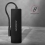 Axagon HUE-G1C hub di interfaccia USB 3.2 Gen 1 (3.1 Gen 1) Type-C 5000 Mbit/s Nero (HUE-G1C)