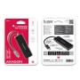 Axagon HUE-G1C hub di interfaccia USB 3.2 Gen 1 (3.1 Gen 1) Type-C 5000 Mbit/s Nero (HUE-G1C)