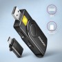 Axagon CRE-SMP2A USB Smart card & SD/microSD/SIM PocketReader lettore di card readers Interno USB Type-A/USB Type-C Nero