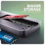 Axagon HMC-6GM2 USB 10Gbps hub USB-A USB-C HDMI M.2 SD/mSD PD 100W USB-C Cablato USB 3.2 Gen 2 (3.1 Gen 2) Type-C Grigio
