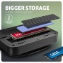 Axagon HMC-UFO USB-C Hub M.2 SATA/NVMe 1 Gbit/s Ethernet 384 kHz Audio Cablato USB 3.2 Gen 2 (3.1 Gen 2) Type-C Nero