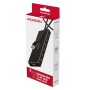 Axagon HUE-F7A 7x USB 3.2 Gen 1 ALU FLAT hub micro power IN 1m USB-A USB 3.2 Gen 1 (3.1 Gen 1) Type-A 5000 Mbit/s Nero