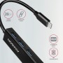 Axagon HMC-GL3A USB-C-Hub 3x USB-A Gbit-LAN schwarz Cablato USB 3.2 Gen 1 (3.1 Gen 1) Type-C Nero