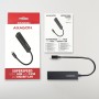 Axagon HMC-GL3A USB-C-Hub 3x USB-A Gbit-LAN schwarz Cablato USB 3.2 Gen 1 (3.1 Gen 1) Type-C Nero