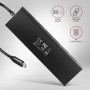 Axagon HUE-F7C 7x USB 3.2 Gen 1 ALU FLAT hub micro power IN 30cm USB-C USB 3.2 Gen 1 (3.1 Gen 1) Type-A 5000 Mbit/s Nero