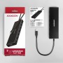 Axagon HUE-F7C 7x USB 3.2 Gen 1 ALU FLAT hub micro power IN 30cm USB-C USB 3.2 Gen 1 (3.1 Gen 1) Type-A 5000 Mbit/s Nero
