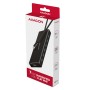 Axagon HUE-F7C 7x USB 3.2 Gen 1 ALU FLAT hub micro power IN 30cm USB-C USB 3.2 Gen 1 (3.1 Gen 1) Type-A 5000 Mbit/s Nero