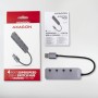 Axagon HUE-MSA Superspeed USB-A Switch Hub 4x USB 3.0 aktiv - 20cm schwarz USB 3.2 Gen 1 (3.1 Gen 1) Type-A 5000 Mbit/s Grigio