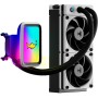 HYTE THICC Q60 Processore Kit di raffreddamento a liquido 12 cm Nero, Bianco 2 pz (FAN-HYTE-Q60-BW)