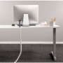 Fellowes CableZip Pavimento Tubo flessibile per cavo Bianco 1 pz (9929901-)