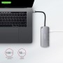 Axagon HMC-6M2 replicatore di porte e docking station per laptop Cablato USB 3.2 Gen 1 (3.1 Gen 1) Type-C Alluminio