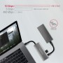 Axagon HMC-5G2 replicatore di porte e docking station per laptop Cablato USB 3.2 Gen 2 (3.1 Gen 2) Type-C Grigio