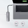 Axagon HMC-5 replicatore di porte e docking station per laptop Cablato USB 3.2 Gen 1 (3.1 Gen 1) Type-C Grigio