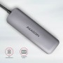 Axagon HMC-5 replicatore di porte e docking station per laptop Cablato USB 3.2 Gen 1 (3.1 Gen 1) Type-C Grigio