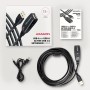 Axagon ADR-215 USB 2.0 A-M - A-F active extension/repeater cable 15m - Kabel - Digital/Daten cavo USB USB A Nero