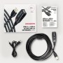 Axagon ADR-220 USB 2.0 A-M - A-F active extension/repeater cable 20m - Kabel - Digital/Daten cavo USB USB A Nero