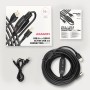 Axagon ADR-210B USB 2.0 A-M - B-M active connecting/repeater cable 10m - Kabel - Digital/Daten cavo USB USB A USB B Nero