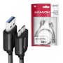 Axagon BUMM3-AM10AB cavo USB USB 3.2 Gen 1 (3.1 Gen 1) 1 m Micro-USB B USB A Nero