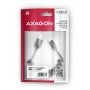 Axagon BUCM-AM10TB cavo USB USB 2.0 0,6 m USB C USB A Nero