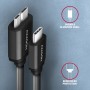 Axagon BUMM3-CM10AB cavo USB USB 3.2 Gen 1 (3.1 Gen 1) 1 m Micro-USB B USB C Nero