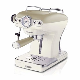 Ariete 1389 Macchina da Caffè Espresso di Design - per Polvere e cialde ESE - filtro 1 e 2 tazze - Montalatte - 850 Watt - Line (ARI-1389)