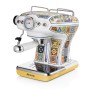 Ariete 1389 Macchina da caffè Positano, 850W, Capacità serbatoio 0,9L, Filtro ½ tazze, Vassoio raccogli goccia, Cappuccinator (ARI-1389P)
