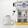 Ariete 1389 Macchina da caffè Positano, 850W, Capacità serbatoio 0,9L, Filtro ½ tazze, Vassoio raccogli goccia, Cappuccinator (ARI-1389P)