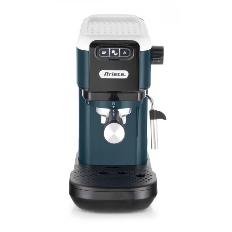 Ariete 1399 Macchina da caffè espresso Snow White, Per polvere e cialde ESE, 1300 W, Capacità 1,1L, 15 bar di pressione, Filtr (ARI-1399W)