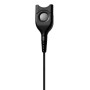 EPOS | SENNHEISER IMPACT SC 668 Auricolare Cablato A Padiglione Musica e Chiamate Nero, Argento (SC 668)