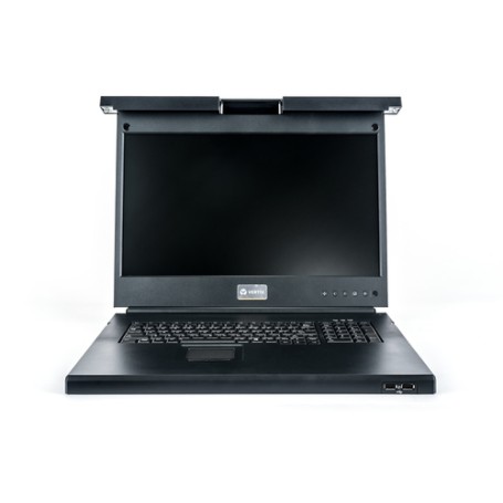 Vertiv Avocent 1 Computer - 47 cm (18,5") LCD - 1600 x 1200 - 3 x USB - 1 x VGA - Tastiera - TouchPad - 120 V AC (LRA185KMM-204)