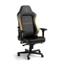 noblechairs NBL-HRO-PU-ERE sedia per videogioco Sedia da gaming per PC Seduta imbottita Nero, Oro