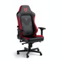 noblechairs NBL-HRO-PU-MSE sedia per videogioco Sedia da gaming per PC Seduta imbottita Nero, Rosso