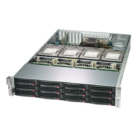 Supermicro SSG-620P-ACR16L sistema barebone per server Intel C621A LGA 4189 Armadio (2U) Nero, Argento