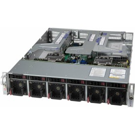 Supermicro Ultra SuperServer SYS-220U-MTNR Intel C621A LGA 4189 Armadio (2U) Nero, Metallico